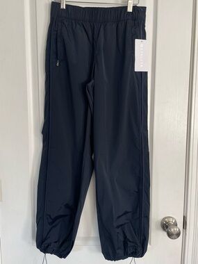 Athleta Navy Rise Pant Windbreaker Joggers